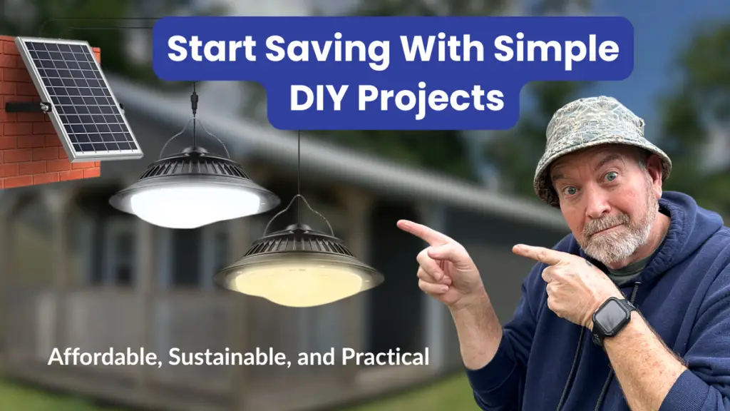 Kevin discussing solar lights and affordable DIY projects